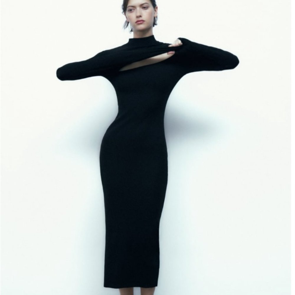 ZARA CUT OUT MAXI DRESS